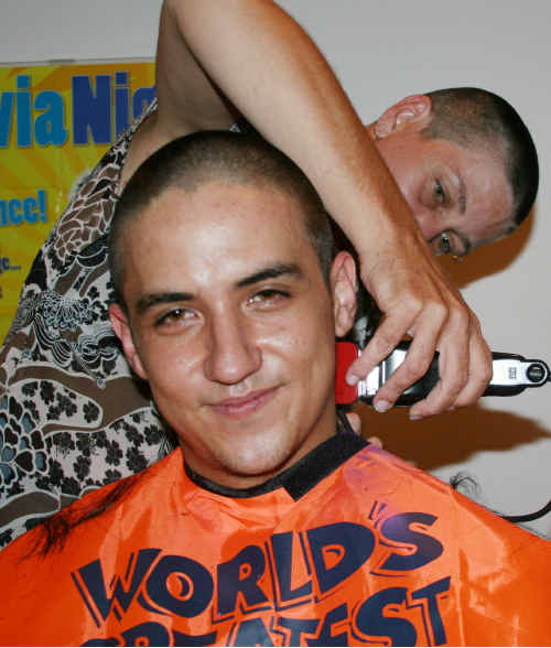 BRAVE THE SHAVE: Casey Phillips participated in the World’s Greatest Shave last year and this year organisers are looking for more volunteers to take part. cg-130310-092 BRAVE THE SHAVE: Casey Phillips participated in the World’s Greatest Shave last year and this year organisers are looking for more volunteers to take part. cg-130310-092